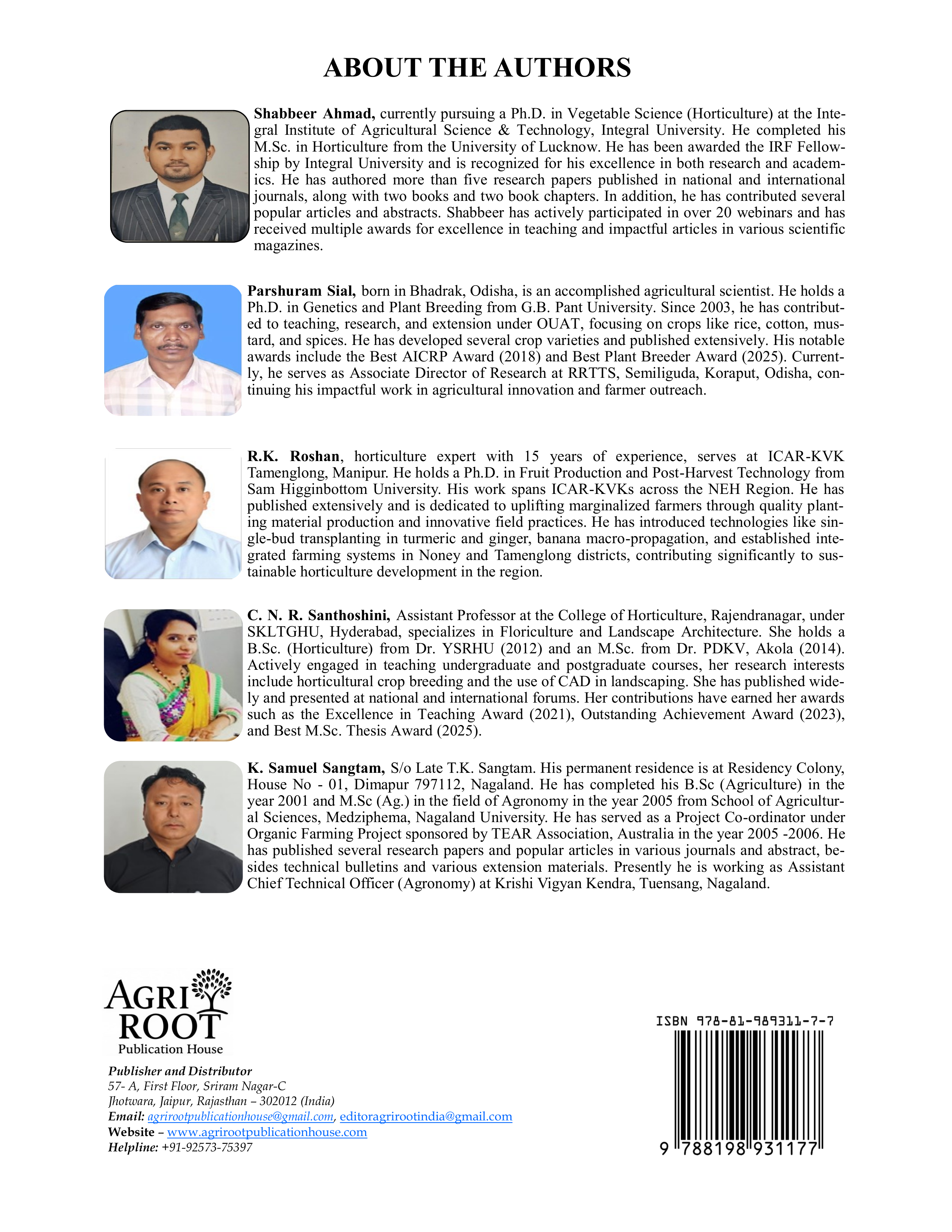Back: Hi-Tech Horticulture (Based on Sixth Deans’ Committee Report of ICAR)