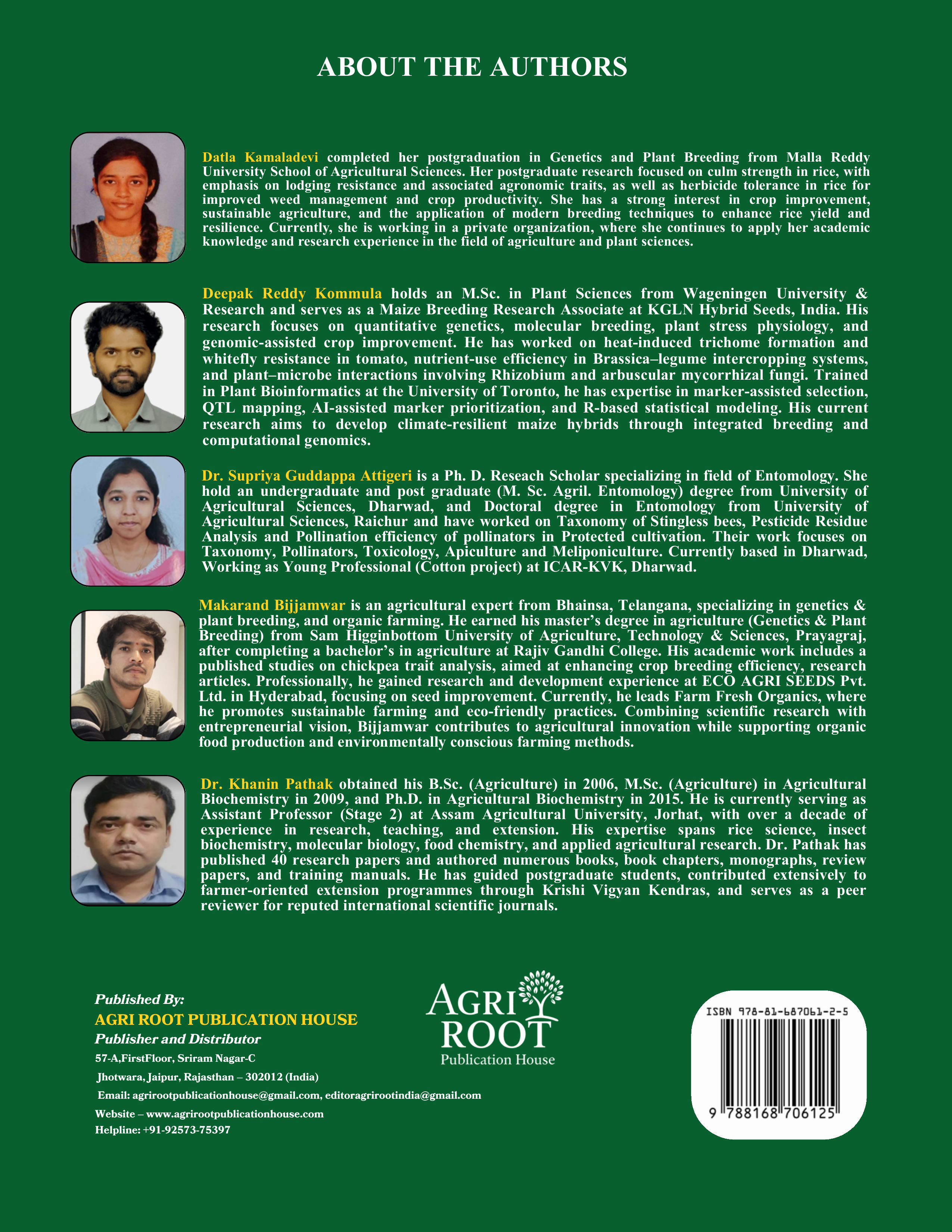 Back cover: Molecular Plant Genetics: Pathways, Polymorphisms, and Phenotypes