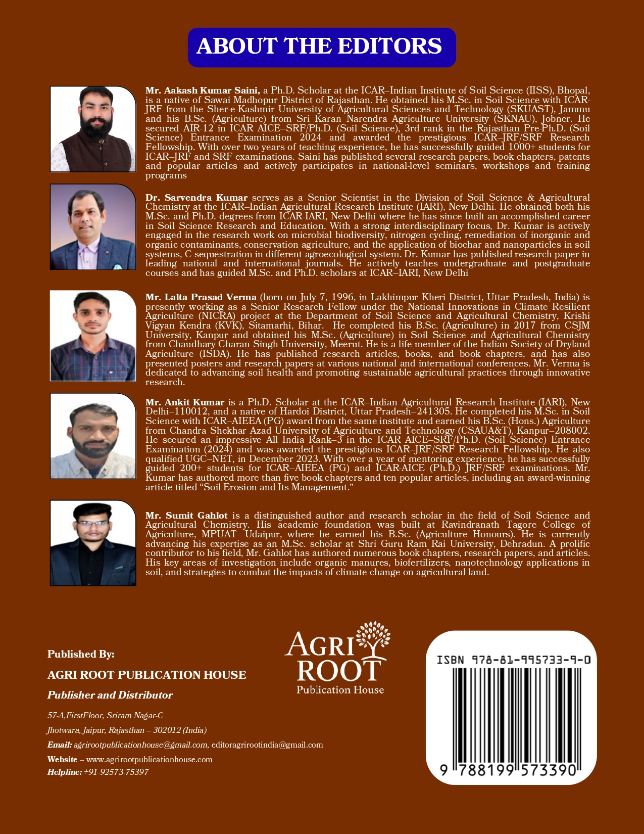 Back: Principles and Applications of Soil Science