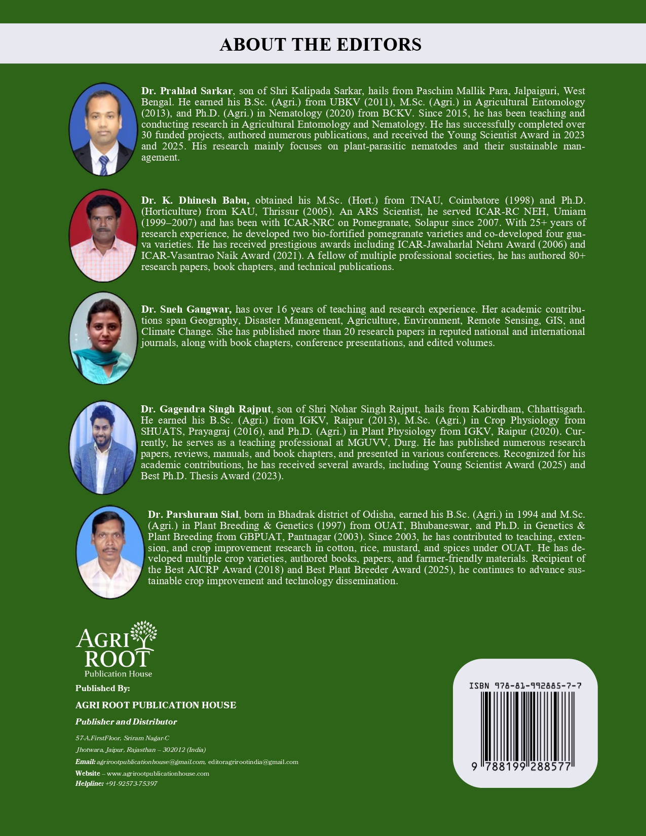 Back: Sustainable Agriculture